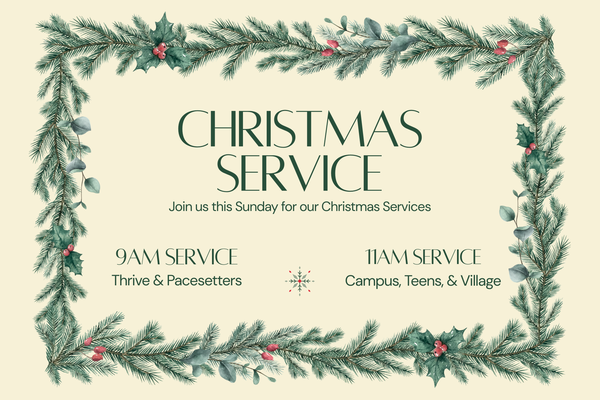 Christmas Services | Sunday, Dec 14th
