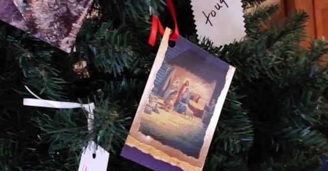 Our Christmas “Giving” Tree is back in the Narthex for the Season! image