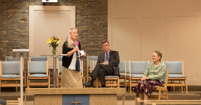 Honoring our Choir Director