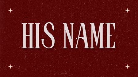 His Name