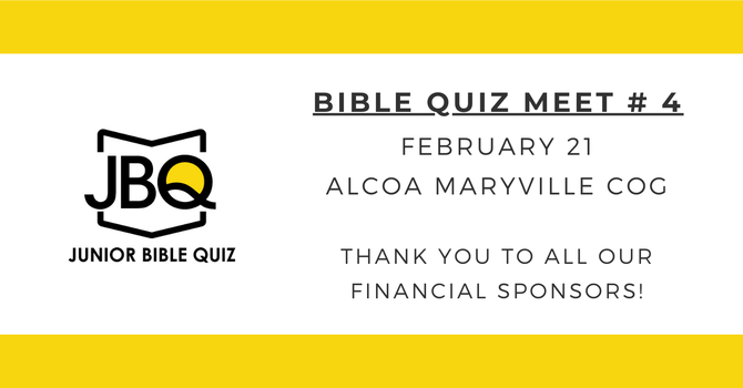 Bible Quiz Meet # 4