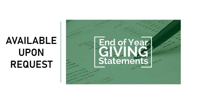 Year End Giving Statements