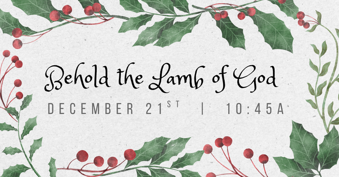 Behold the Lamb of God