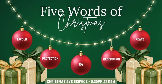 "Five Words of Christmas" Service