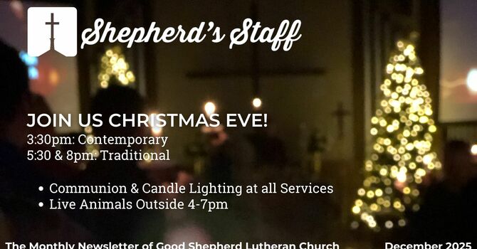 Shepherd's Staff Newsletter December 2025 image