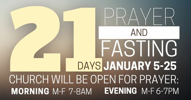 21 Days of Fasting and Prayer