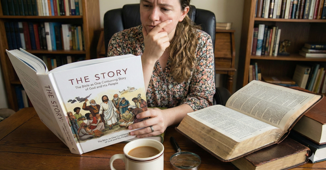 The Story: A Bible or Not a Bible? That is the Question image