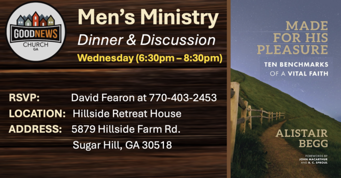 Men's Ministry Dinner & Discussion