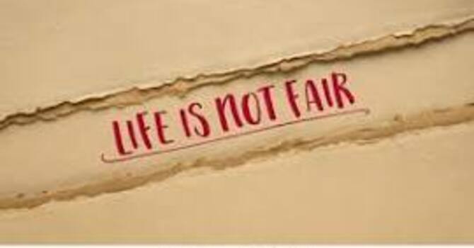 Life's not fair image