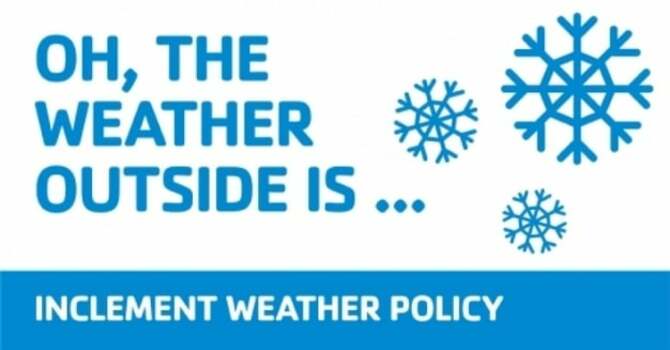 Inclement Weather Policy image