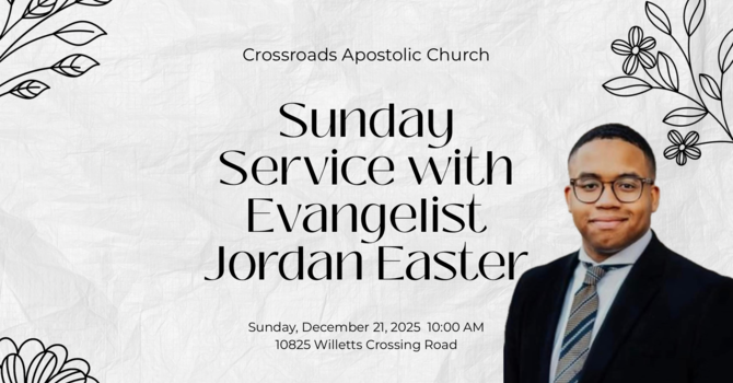 Special Service W/ Evangelist Jordan Easter