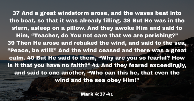 Mark 4:37-41 image