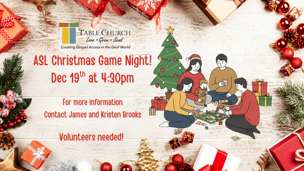 ASL Game Night/Christmas Party