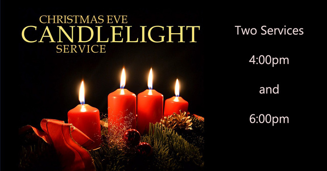 Two Christmas Eve Candlelight Services
