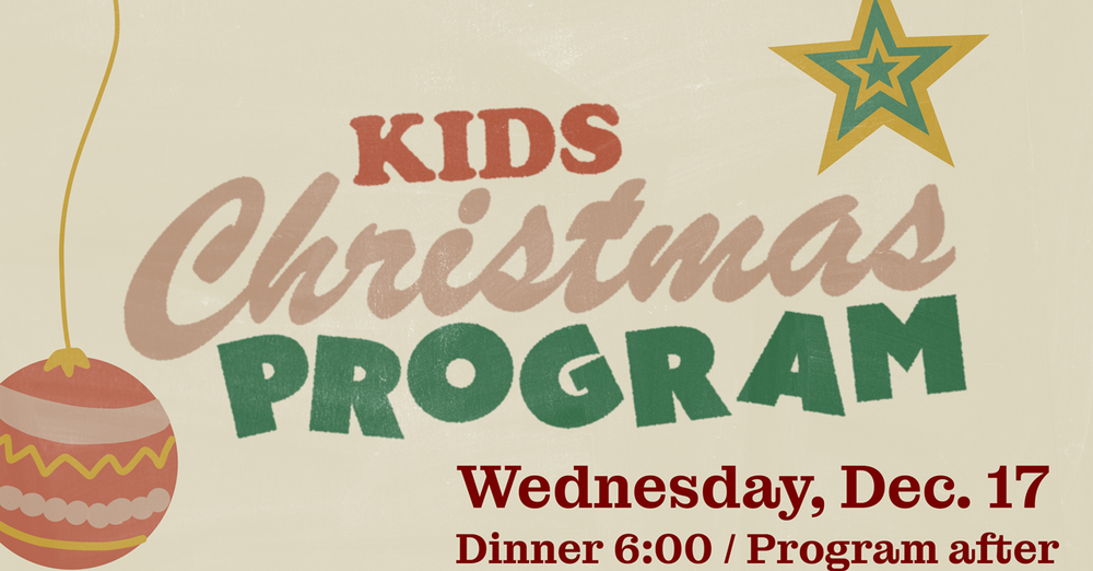 Kids Christmas Program