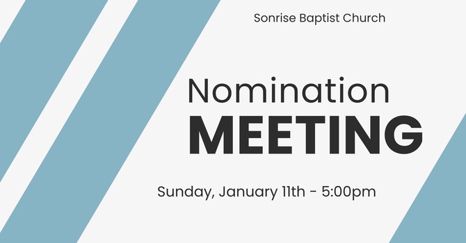 Nomination Meeting