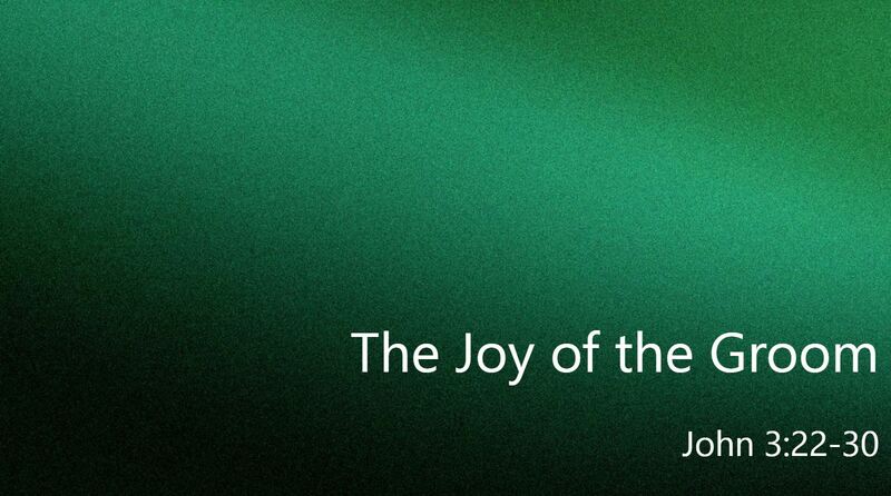 The Joy of the Groom