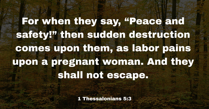 1 Thessalonians 5:3 image
