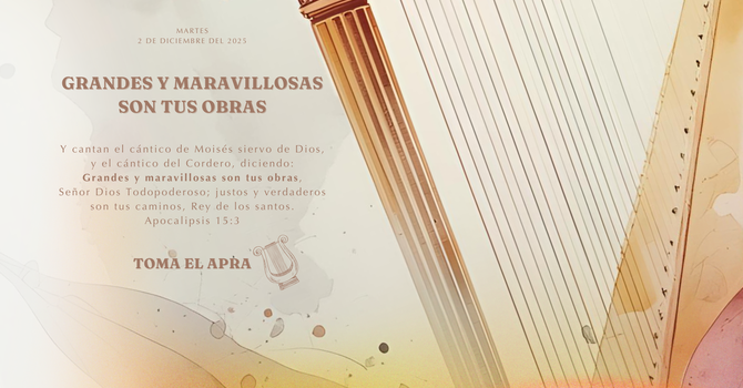 Grandes y maravillosas son tus obras. image