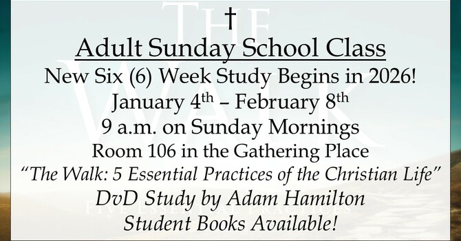 Adult Sunday School New Study