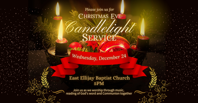 Christmas Eve Candlelight Service @5PM image