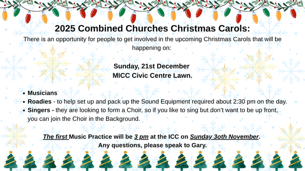 2025 COMBINED CHURCHES CHRISTMAS CAROLS