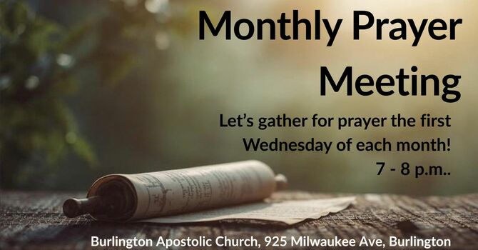 Monthly Prayer Meeting