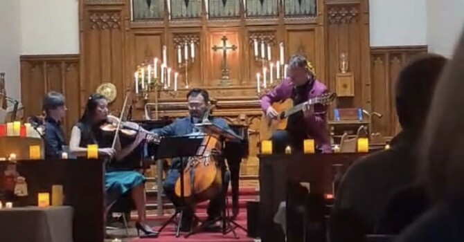 Everyone was talking about the great concert over lunch today image