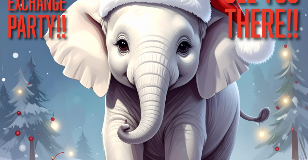 New Years Eve White Elephant Exchange Party