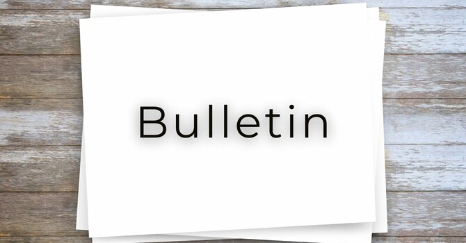 Click Here for Bulletins image