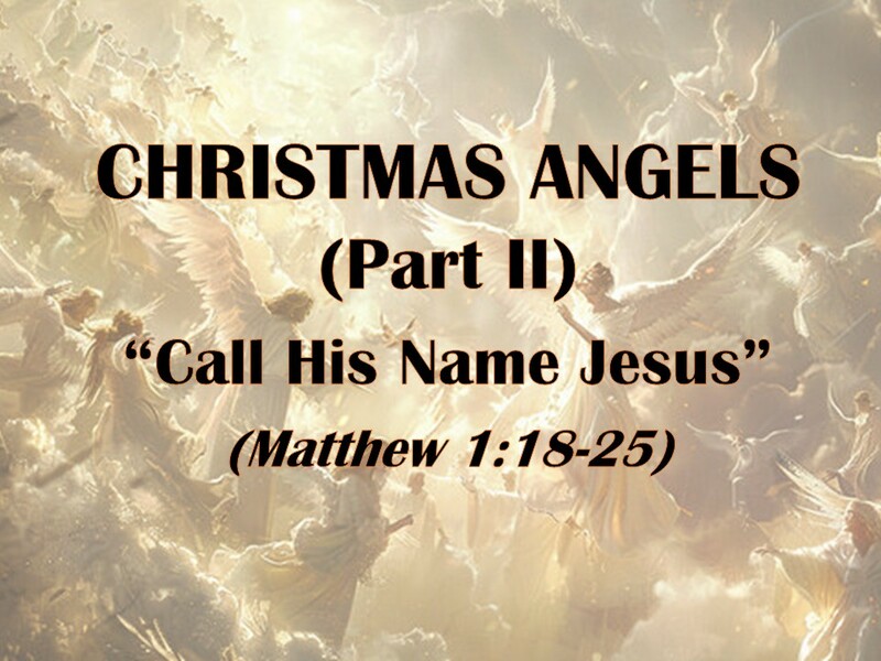 Call His Name Jesus