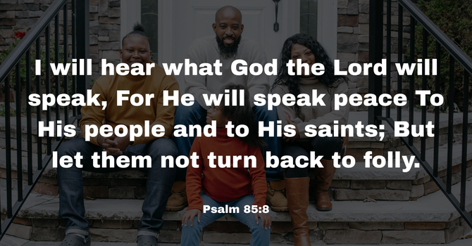 Psalm 85:8 image