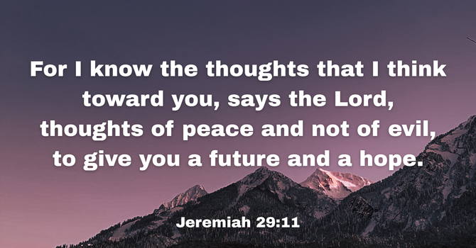 Jeremiah 29:11 image