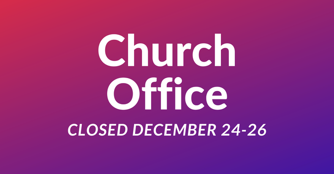 Church Office Closed