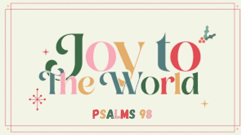 Joy To The World