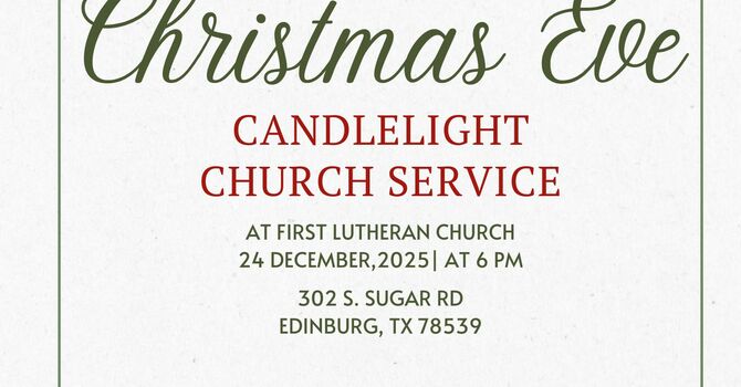 Christmas Eve Candlelight Service
