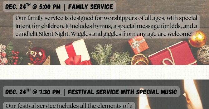 Join Us Christmas Eve image