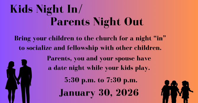 Kids Night In/Parents Night Out