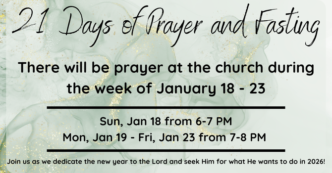 Prayer and Fasting