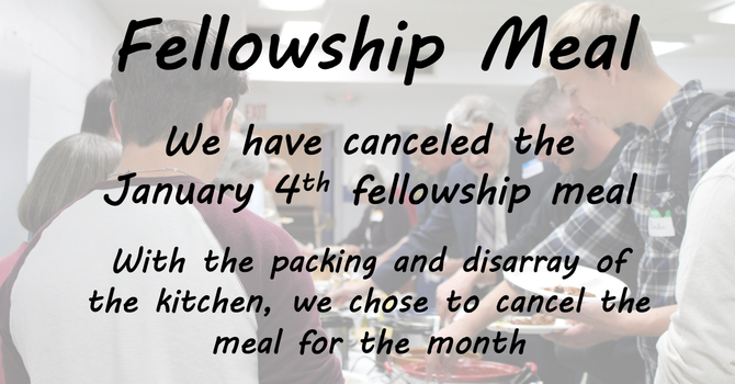 No Fellowship Meal