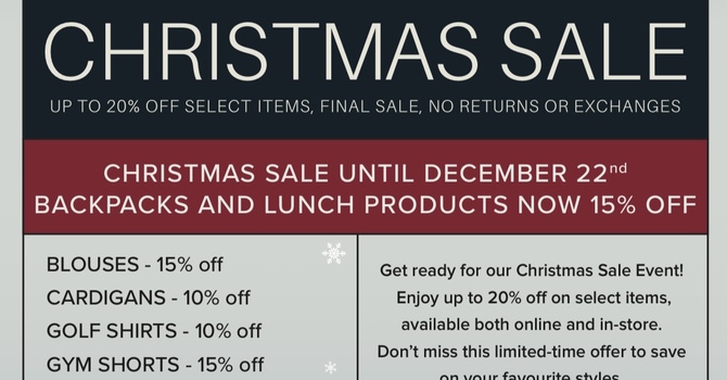 School Uniform Holiday Deals