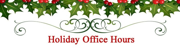 Holiday Office Hours