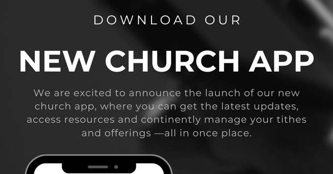 We have a New Church App! image
