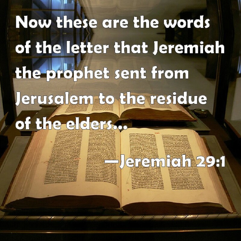 A Letter from God: Jeremiah