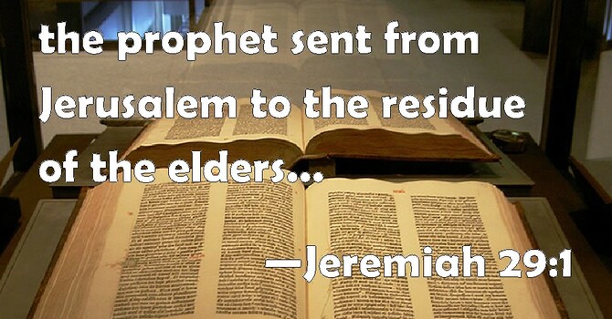 A Letter from God: Jeremiah