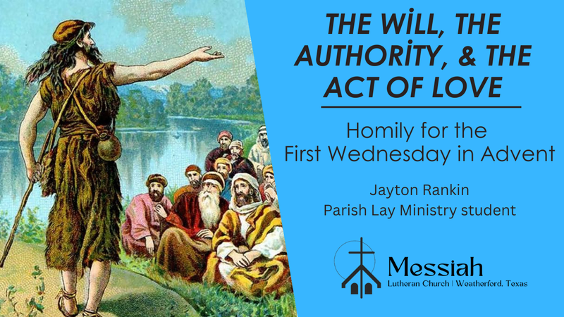 The Will, The Authority, and The Act of Love