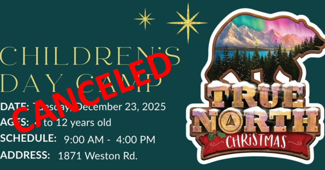 Canceled....Christmas Day Camp