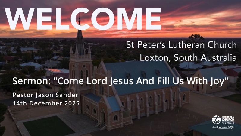 Come Lord Jesus And Fill Us With Your Joy