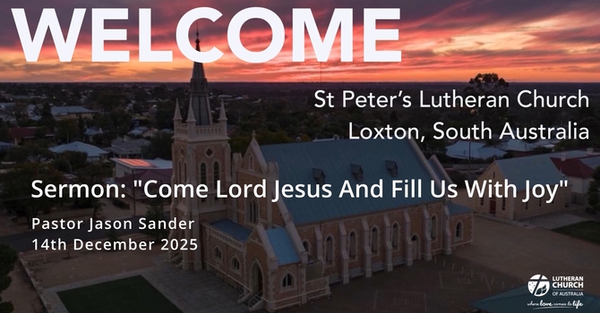 Come Lord Jesus And Fill Us With Your Joy