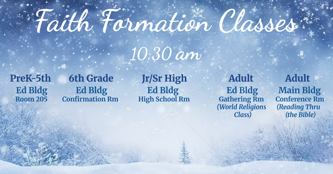 Faith Formation Classes